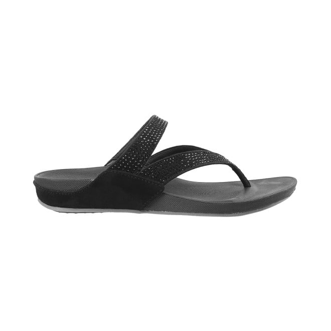 Mochi Women Black Casual Sandals (SKU: 32-114L-11-42)
