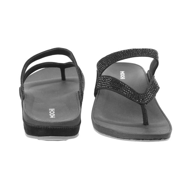 Mochi Women Black Casual Sandals (SKU: 32-114L-11-42)