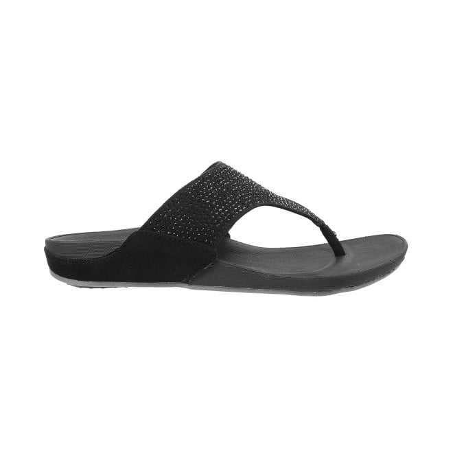 Mochi Women Black Casual Slippers (SKU: 32-116L-11-42)