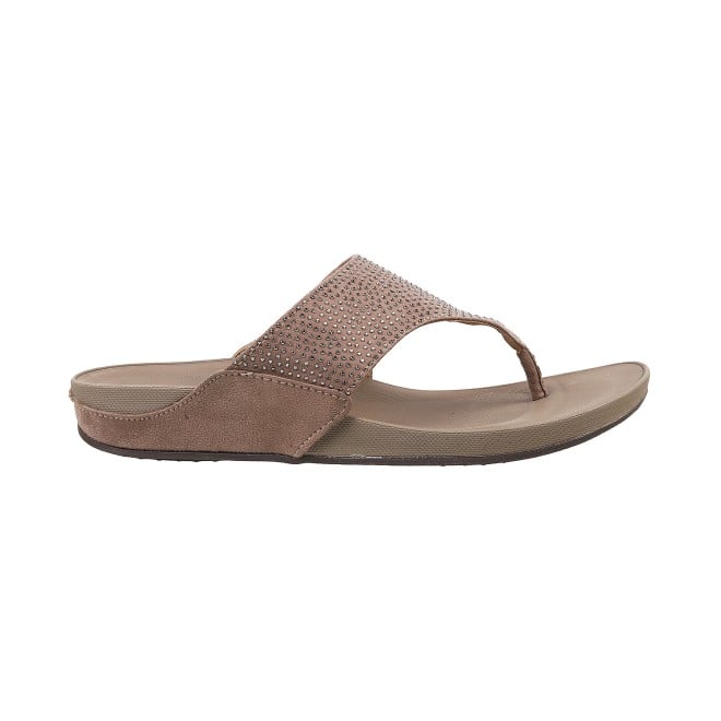 Mochi Women Beige Casual Slippers (SKU: 32-116L-20-42)