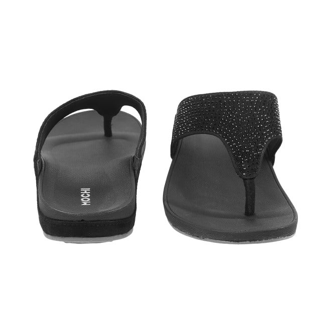 Mochi Women Black Casual Slippers (SKU: 32-116L-11-42)