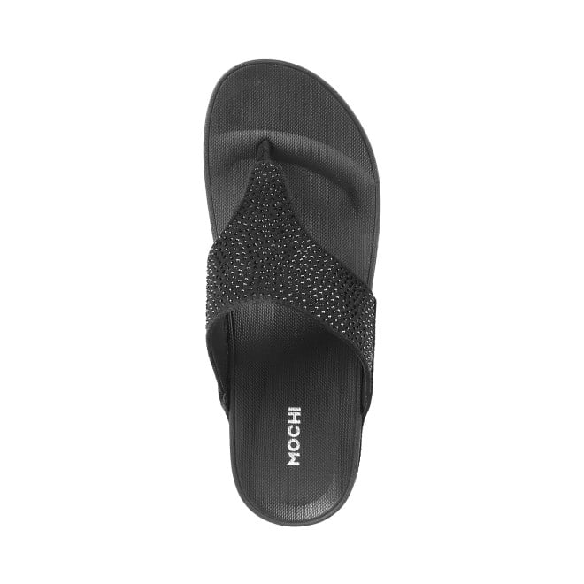 Mochi Women Black Casual Slippers (SKU: 32-116L-11-42)