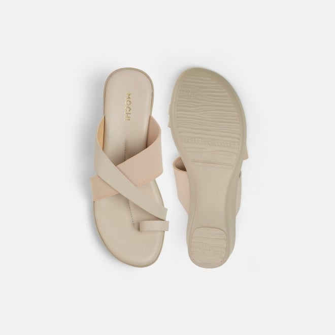 Mochi Women Grey Casual Slip Ons (SKU: 32-1176-14-36)