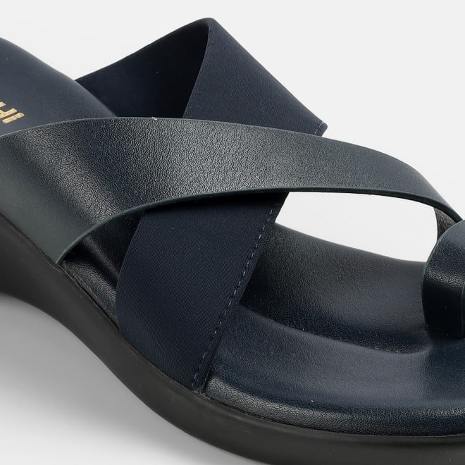 Mochi Women Blue-navy Casual Slip Ons (SKU: 32-1176-17-36)