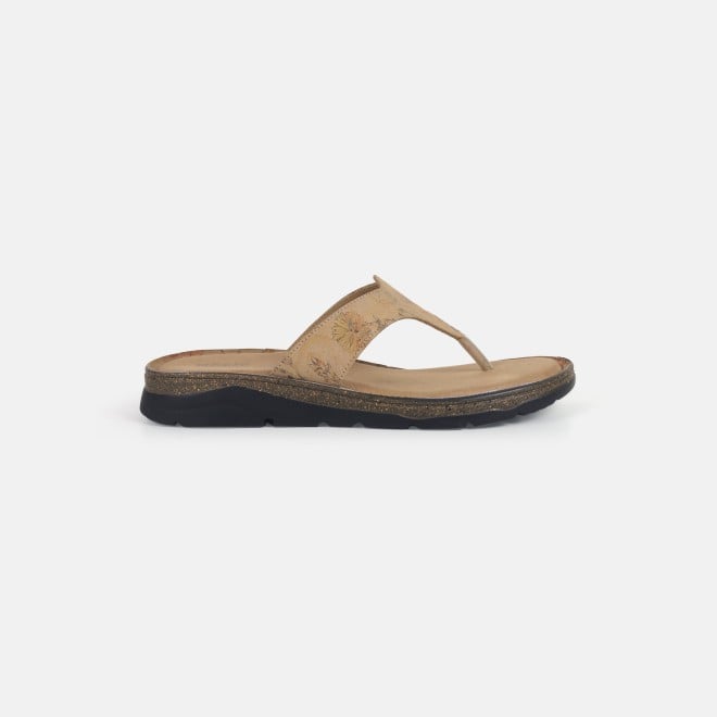 Mochi Women Beige Casual Slippers (SKU: 32-1181-20-36)