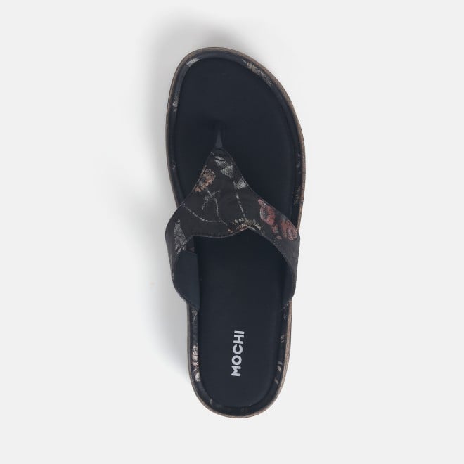 Mochi Women Black Casual Slippers (SKU: 32-1181-11-36)