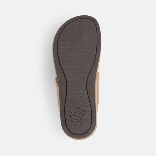 Mochi Women Gold Casual Slippers (SKU: 32-1194-15-36)