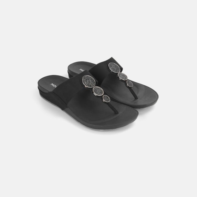 Mochi Women Black Casual Slippers (SKU: 32-1194L-11-42)