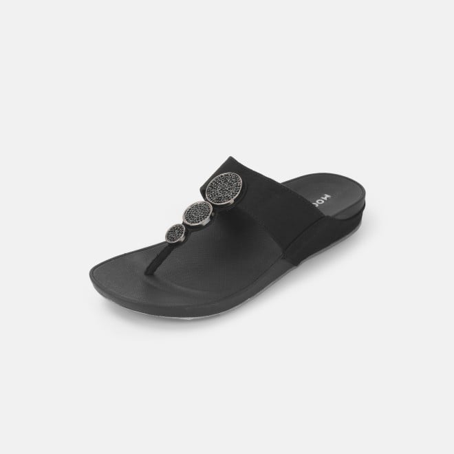 Mochi Women Black Casual Slippers (SKU: 32-1194L-11-42)