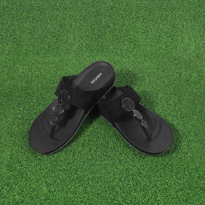 Mochi Women Black Casual Slippers (SKU: 32-1194L-11-42)