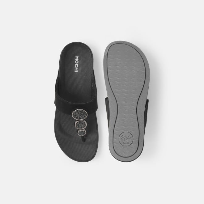 Mochi Women Black Casual Slippers (SKU: 32-1194L-11-42)