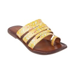 Women Yellow Casual Slippers