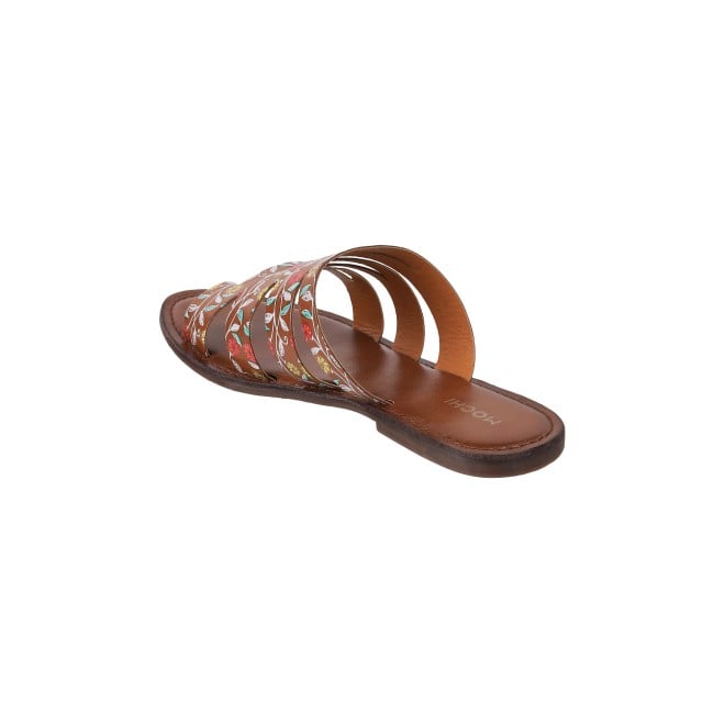 Mochi Women Tan Casual Slippers (SKU: 32-120L-23-42)