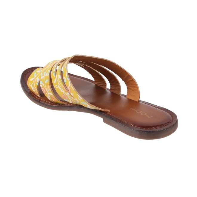 Mochi Women Yellow Casual Slippers (SKU: 32-120L-33-42)
