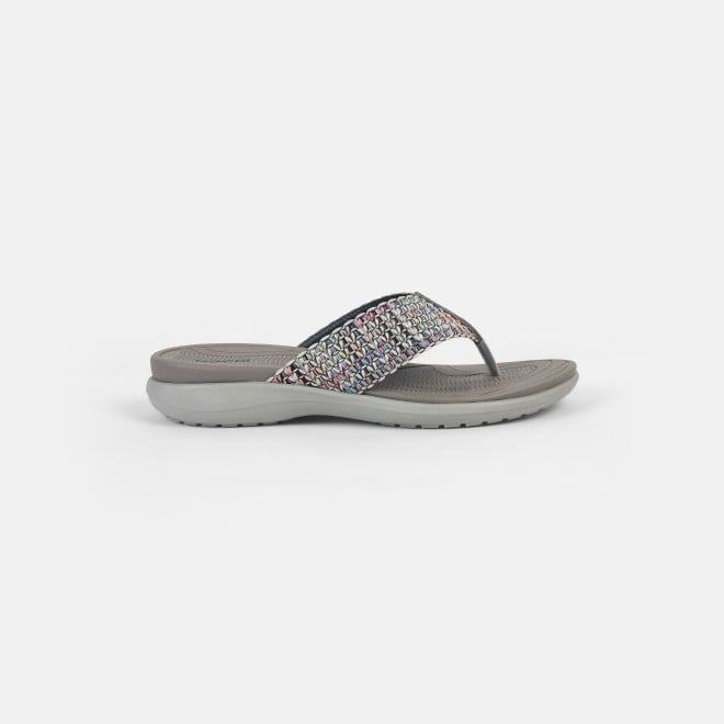 Mochi Women Grey Casual Slippers (SKU: 32-1216-14-36)