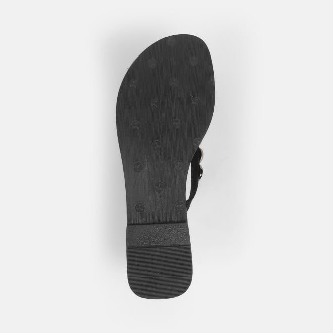 Mochi Women Gun-metal Casual Slippers (SKU: 32-1220-29-36)