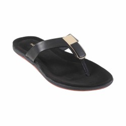 black chappal for ladies