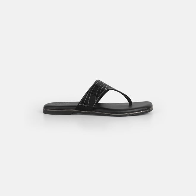 Mochi Women Black Casual Slippers (SKU: 32-1236-11-36)