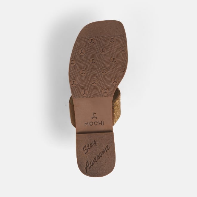 Mochi Women Antic-gold Casual Slippers (SKU: 32-1236-28-36)