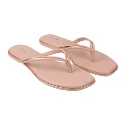 Women Peach Casual Slippers