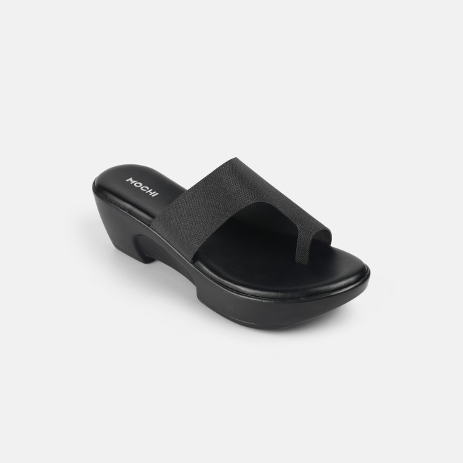 Mochi Women Black Casual Slip Ons (SKU: 32-1277-11-36)