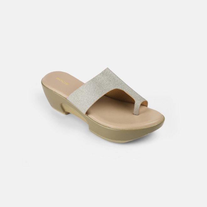 Mochi Women Peach Casual Slip Ons (SKU: 32-1277-80-36)