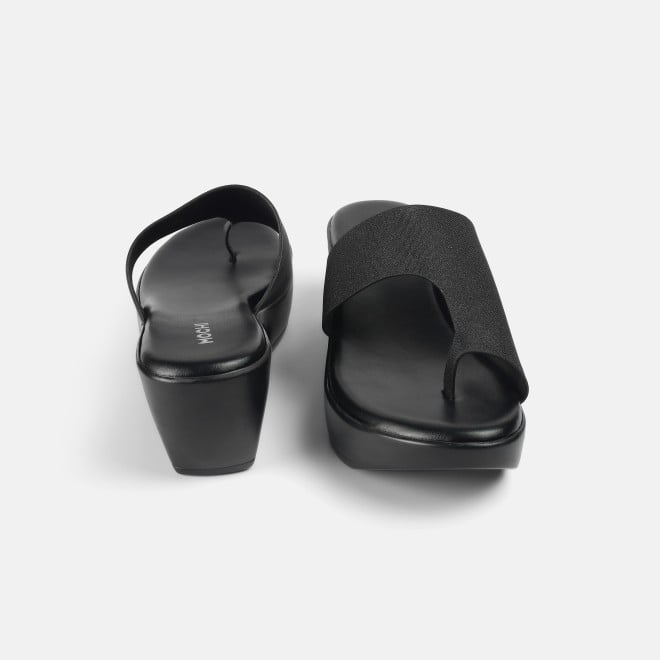 Mochi Women Black Casual Slip Ons (SKU: 32-1277-11-36)