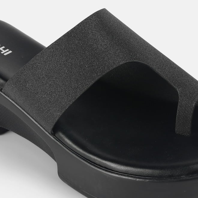 Mochi Women Black Casual Slip Ons (SKU: 32-1277-11-36)