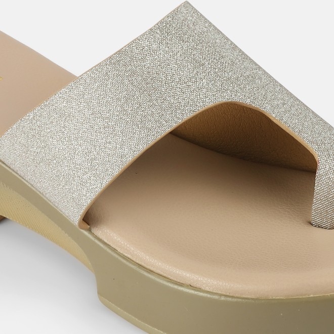 Mochi Women Peach Casual Slip Ons (SKU: 32-1277-80-36)