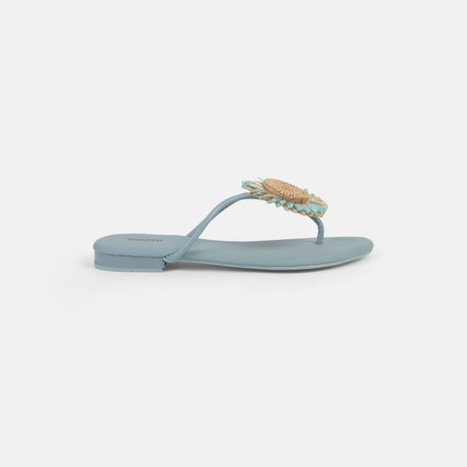 Mochi Women Blue Casual Slippers (SKU: 32-1328-45-36)