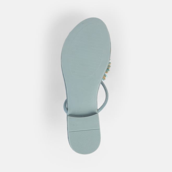Mochi Women Blue Casual Slippers (SKU: 32-1328-45-36)