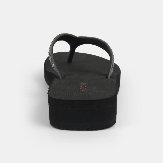 Mochi Women Black Casual Slippers (SKU: 32-1341-11-36)