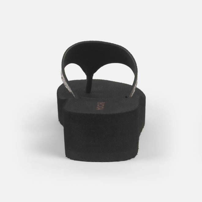 Mochi Women Black Casual Slippers (SKU: 32-1346-11-36)