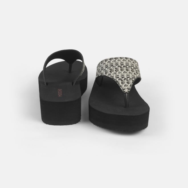 Mochi Women Black Casual Slippers (SKU: 32-1346-11-36)