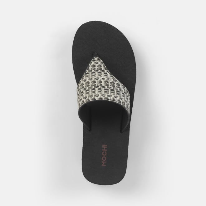 Mochi Women Black Casual Slippers (SKU: 32-1346-11-36)