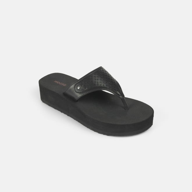 Mochi Women Black Casual Slippers (SKU: 32-1351-11-36)