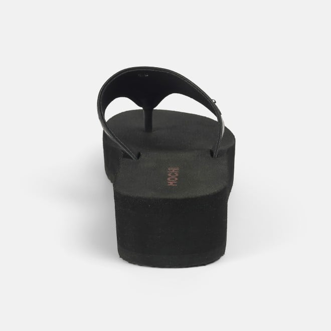 Mochi Women Black Casual Slippers (SKU: 32-1351-11-36)