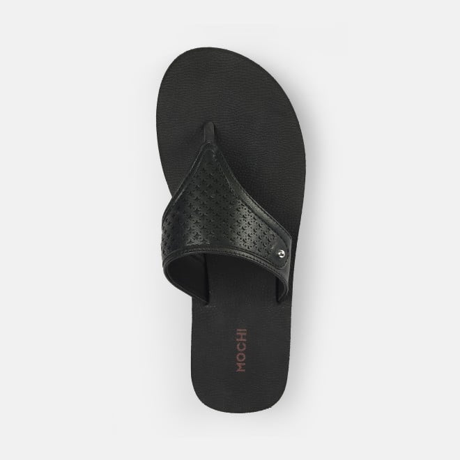 Mochi Women Black Casual Slippers (SKU: 32-1351-11-36)