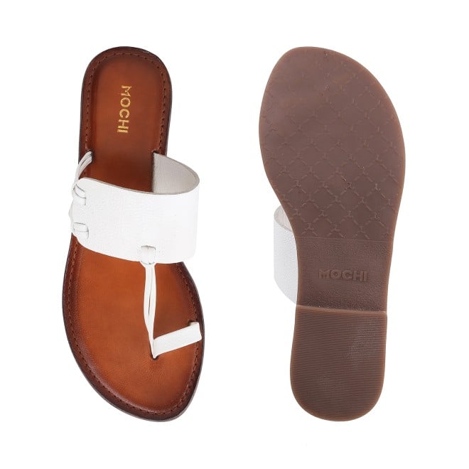 Mochi Women White Casual Slip Ons (SKU: 32-1383L-16-42)