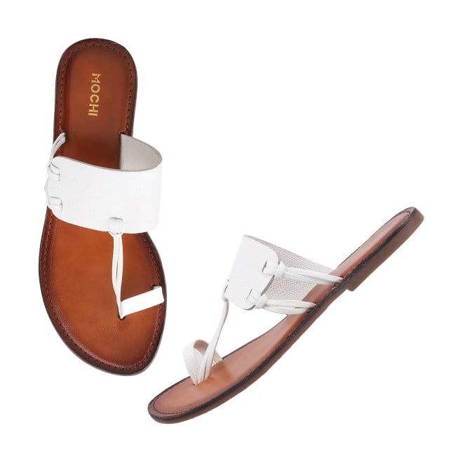 Mochi Women White Casual Slip Ons (SKU: 32-1383L-16-42)