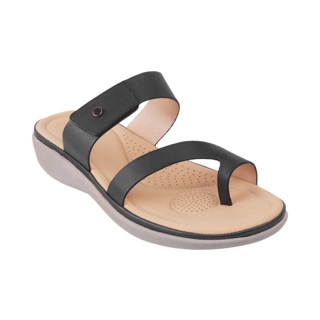 Mochi Women Black Casual Slip Ons