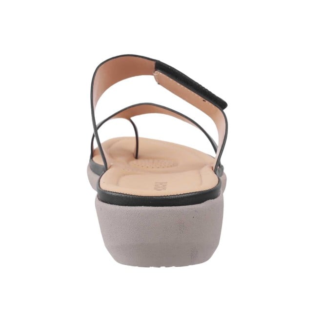 Mochi Women Black Casual Slip Ons (SKU: 32-1386L-11-42)