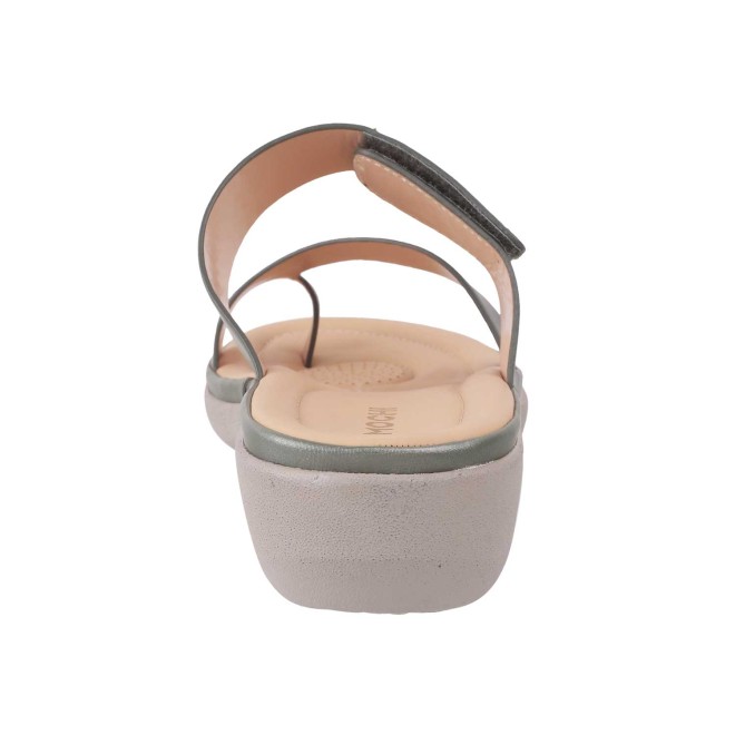 Mochi Women Green Casual Slip Ons (SKU: 32-1386L-21-42)