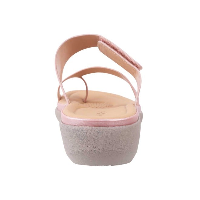 Mochi Women Pink Casual Slip Ons (SKU: 32-1386L-24-42)