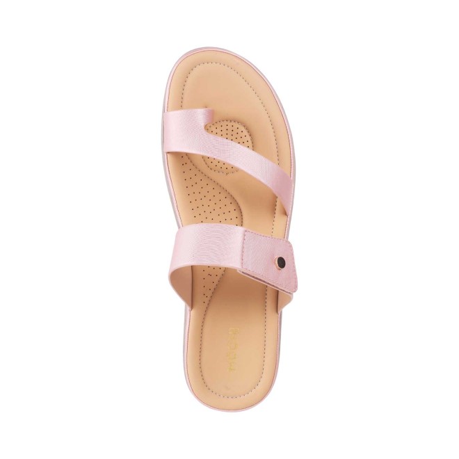 Mochi Women Pink Casual Slip Ons (SKU: 32-1386L-24-42)