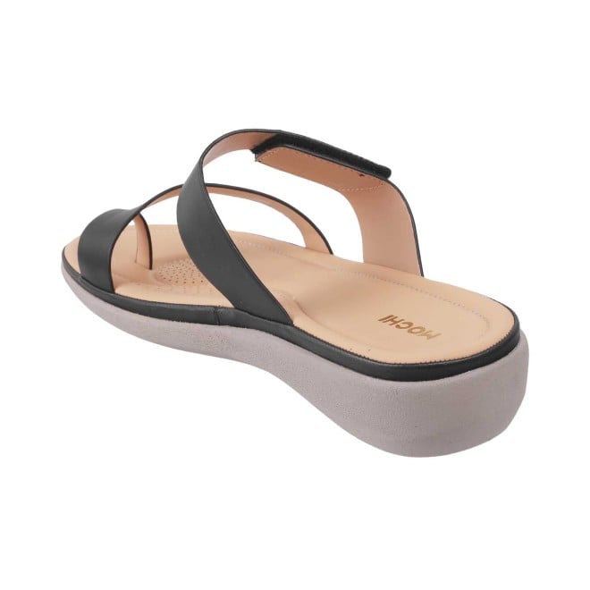 Mochi Women Black Casual Slip Ons (SKU: 32-1386L-11-42)