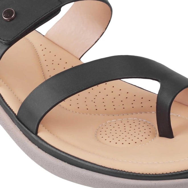 Mochi Women Black Casual Slip Ons (SKU: 32-1386L-11-42)