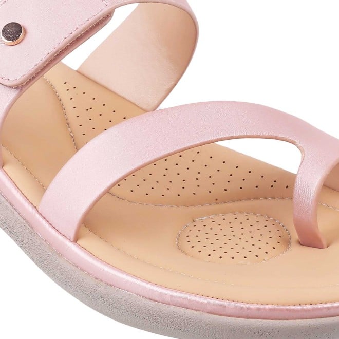 Mochi Women Pink Casual Slip Ons (SKU: 32-1386L-24-42)