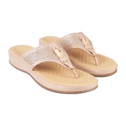 Women Peach Casual Slip Ons