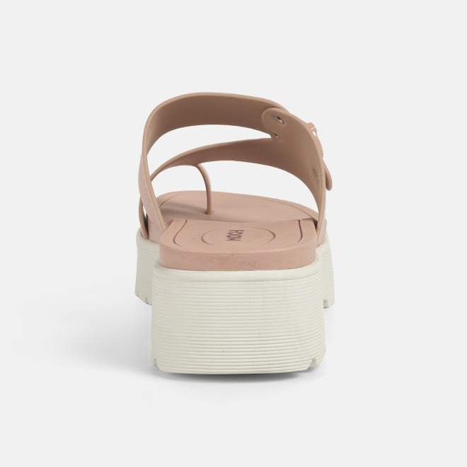 Mochi Women Pink Casual Slip Ons (SKU: 32-1396-24-36)